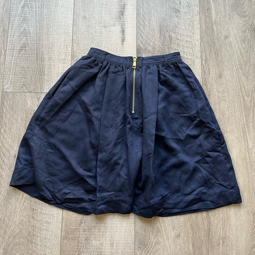 Burberry Brit Pleated Skirt in Navy Size 4 - Picture 5 of 8